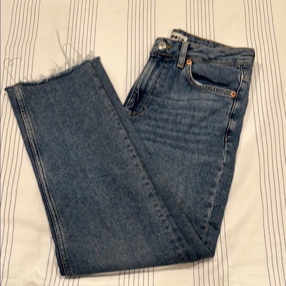Topshop Motto Crop Jeans